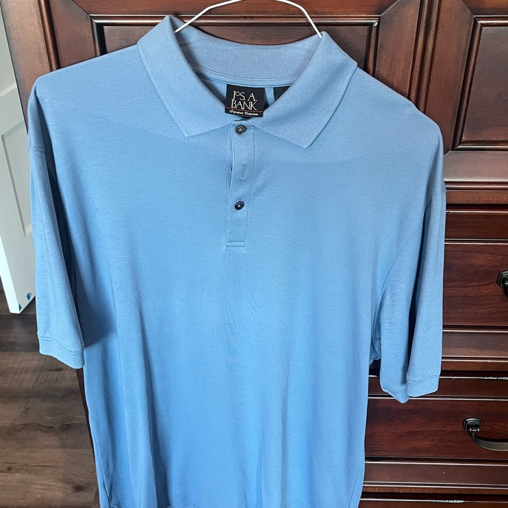 Jos. A. Bank Men's Light Blue Polo Shirt